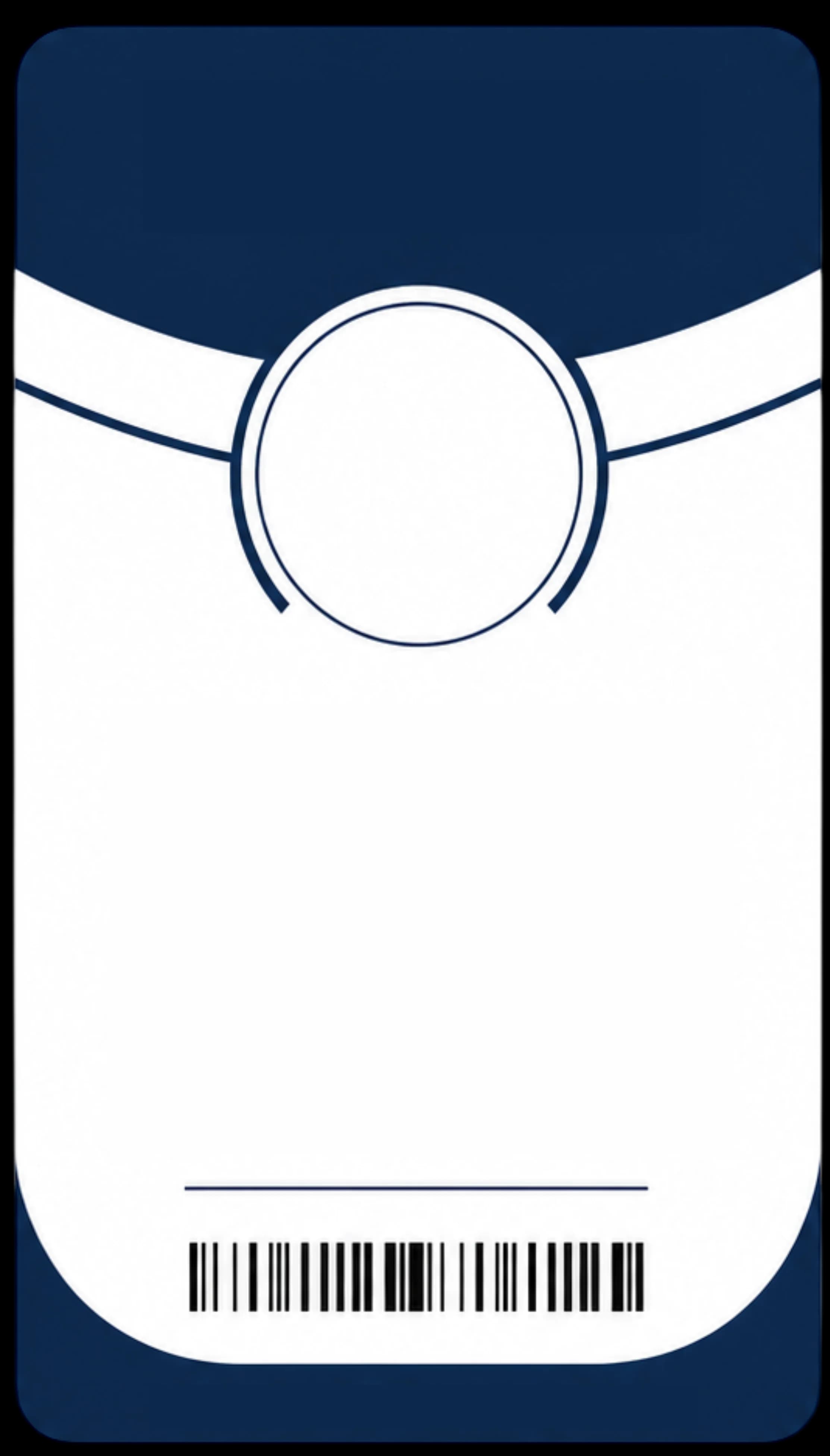 Blank card front