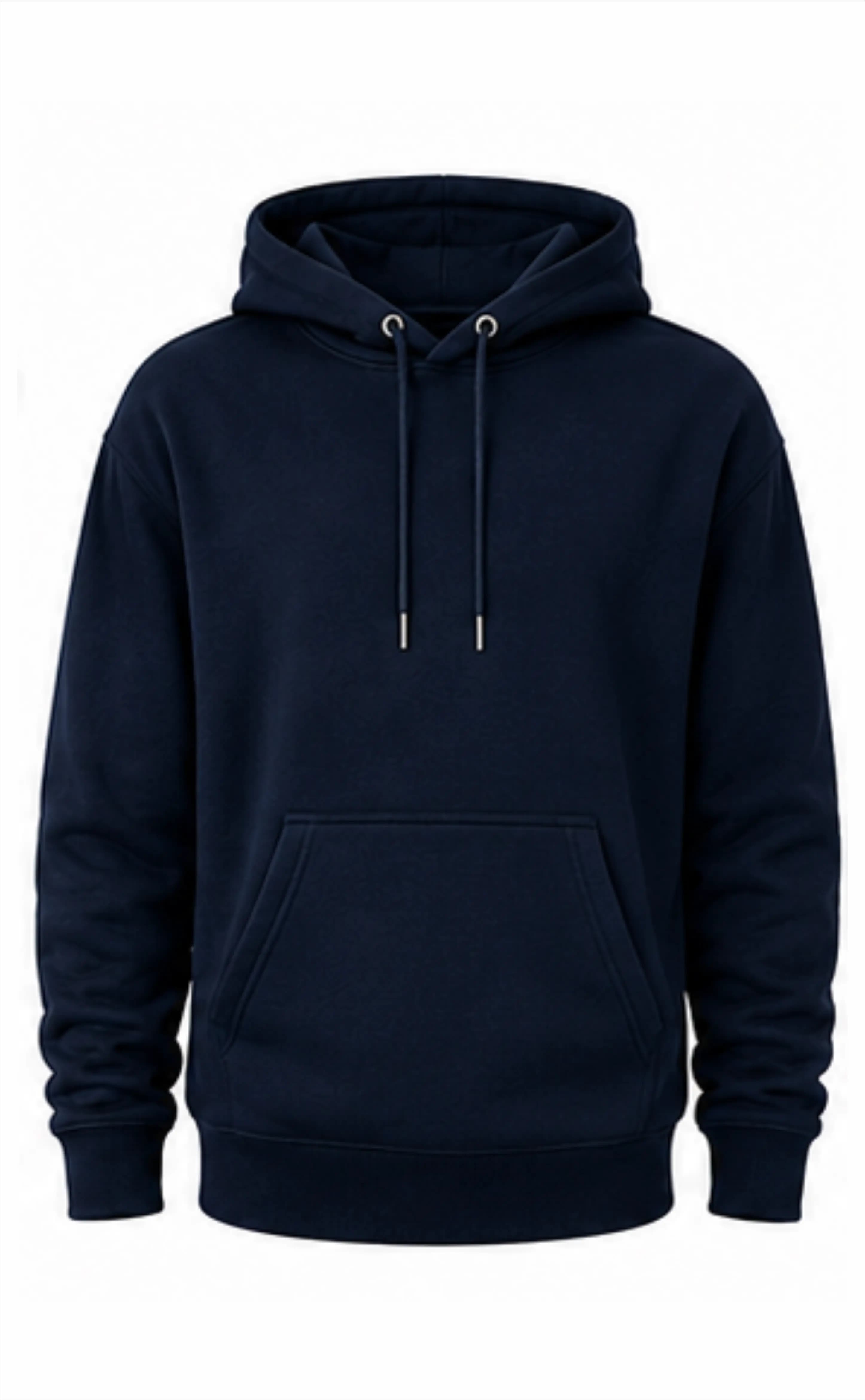 Navy Blue Pull Over Hoodie